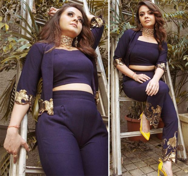 Devoleena Bhattacharjee Looks Amazing In A Blue Co-ord Outfit