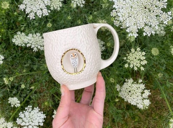 Amazing Hand-Made Cups With Artistic Sculptures