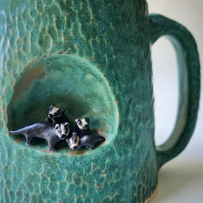 Amazing Hand-Made Cups With Artistic Sculptures