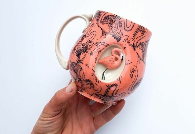 Amazing Hand-Made Cups With Artistic Sculptures