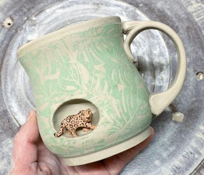 Amazing Hand-Made Cups With Artistic Sculptures