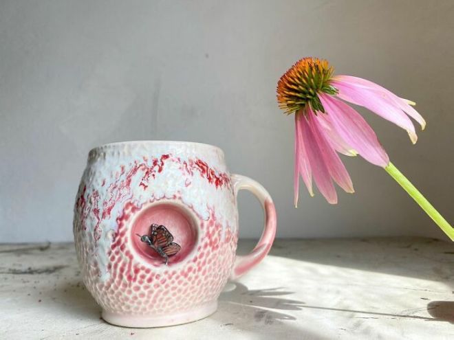 Amazing Hand-Made Cups With Artistic Sculptures