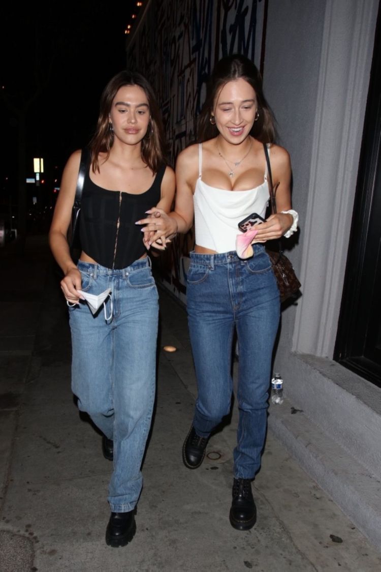 Amelia Gray Hamlin And Delilah Belle Hamlin Spotted At Craig's In West Hollywood