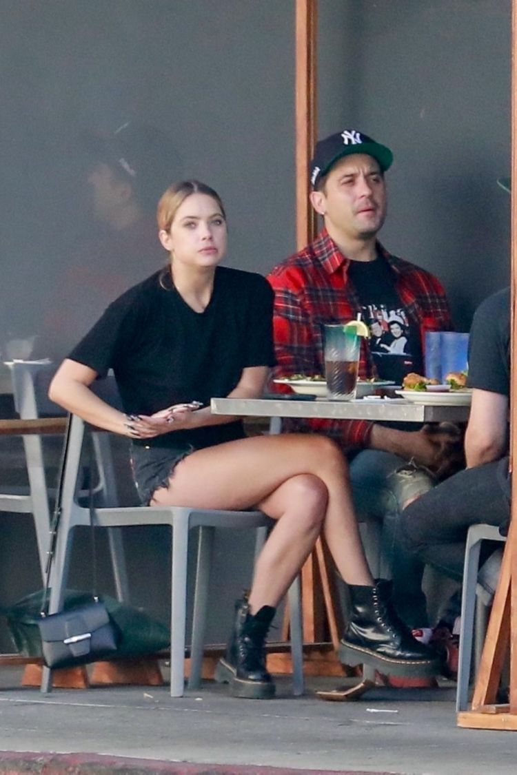 Ashley Benson Spotted At Mustard Seed Cafe In Los Angeles