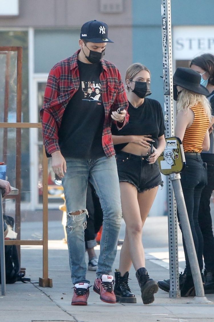 Ashley Benson Spotted At Mustard Seed Cafe In Los Angeles