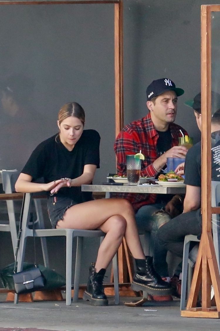 Ashley Benson Spotted At Mustard Seed Cafe In Los Angeles