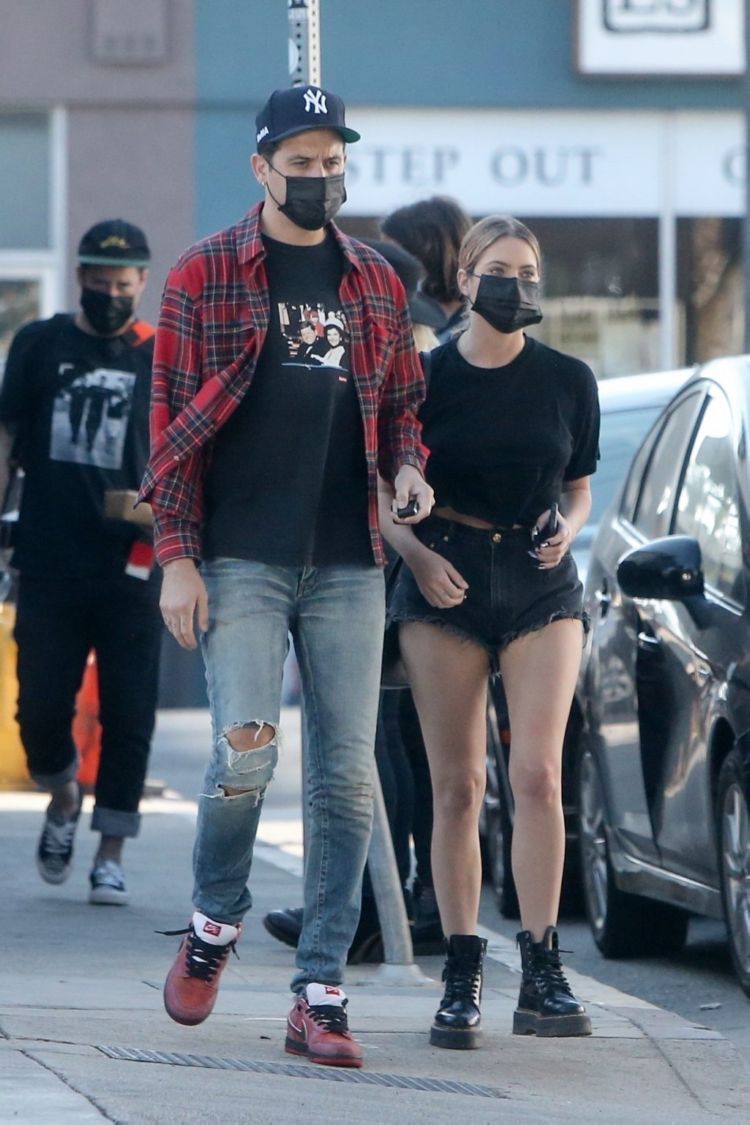 Ashley Benson Spotted At Mustard Seed Cafe In Los Angeles