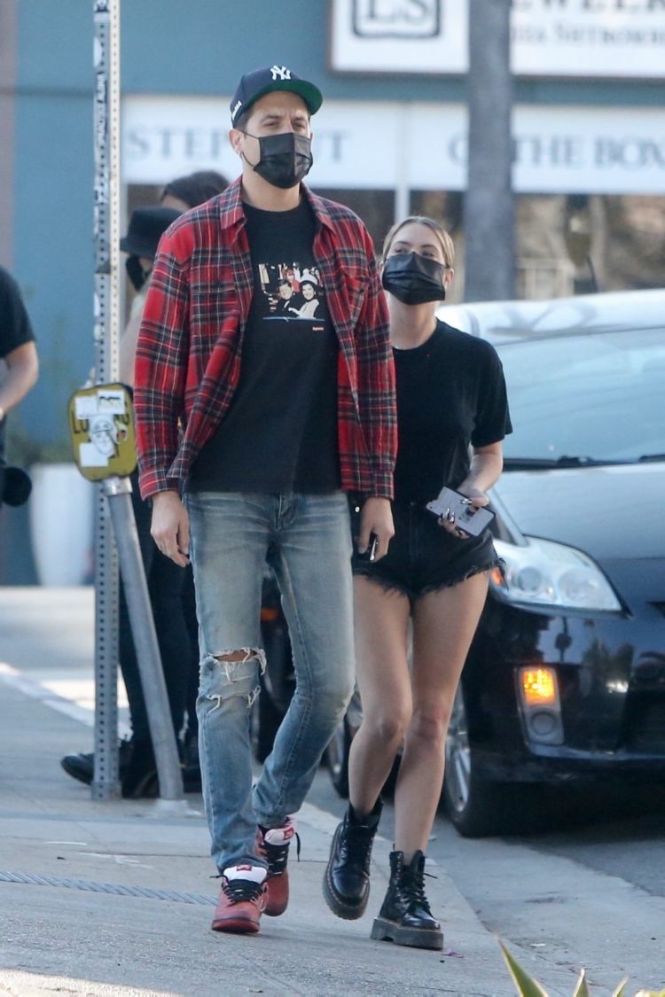 Ashley Benson Spotted At Mustard Seed Cafe In Los Angeles