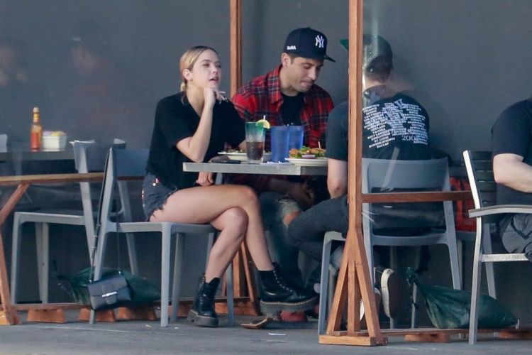 Ashley Benson Spotted At Mustard Seed Cafe In Los Angeles