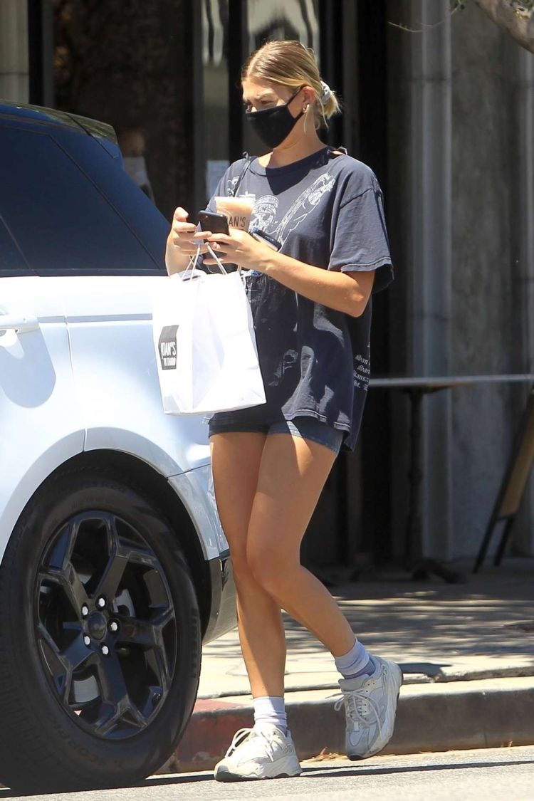 Ashley Tisdale Candids Outside Joan's On Third In Studio City