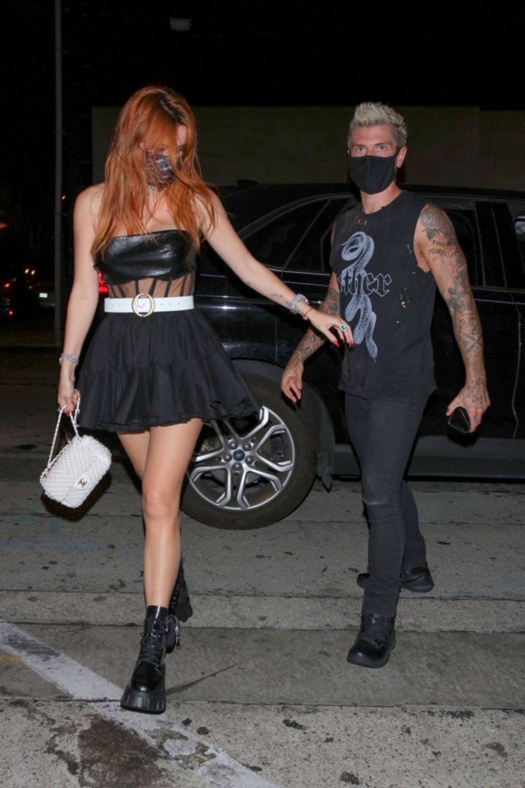 Bella Thorne Goes Out For A Night Out At Craig's In West Hollywood