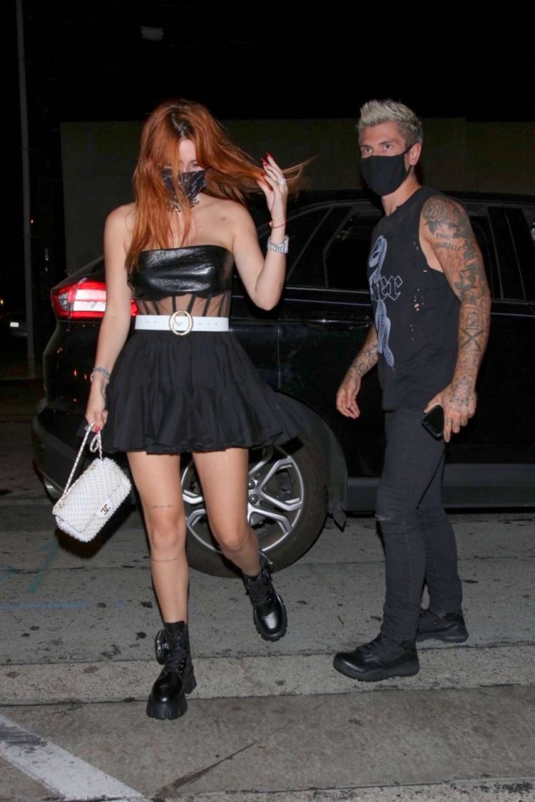 Bella Thorne Goes Out For A Night Out At Craig's In West Hollywood