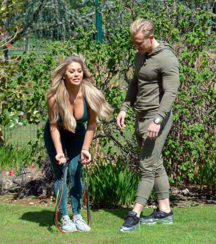 Fitness Freak Bianca Gascoigne Spotted Working Out In Gravesend