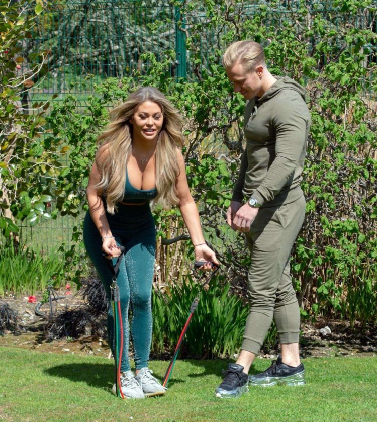 Fitness Freak Bianca Gascoigne Spotted Working Out In Gravesend