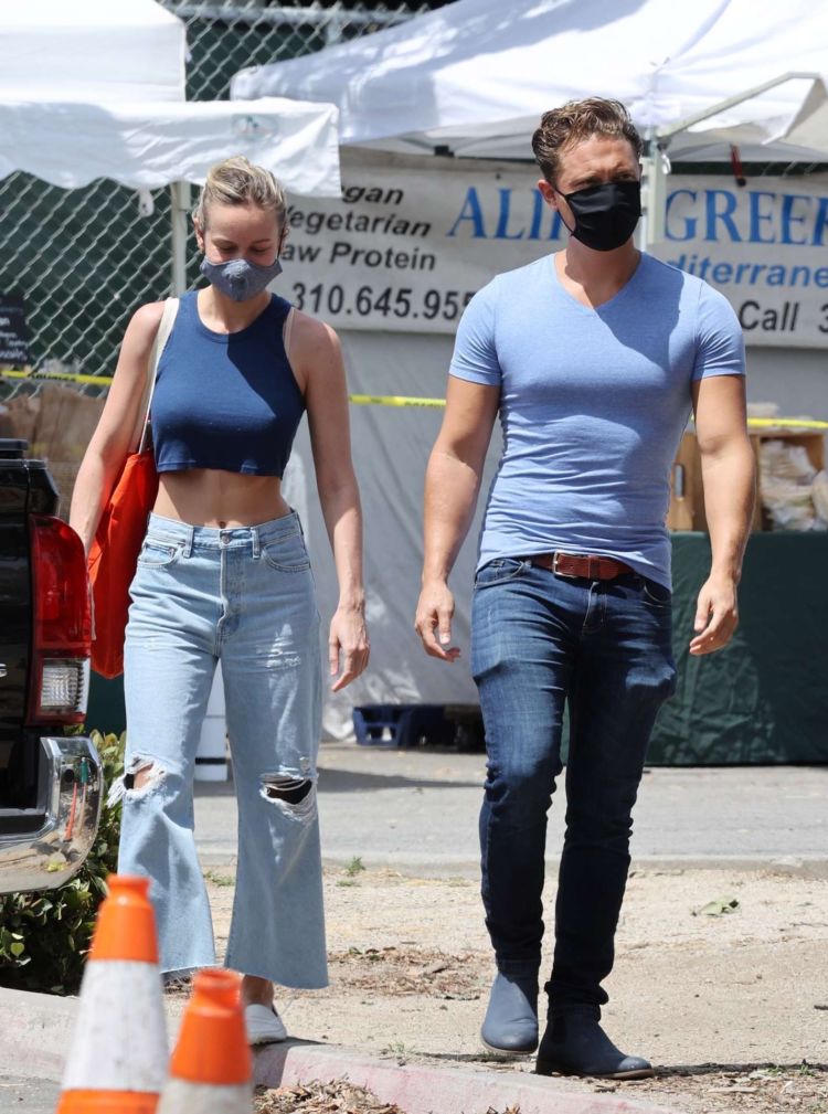 Brie Larson Spotted Shopping At The Malibu Market
