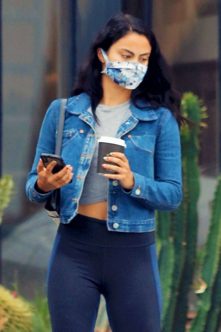 Stylish Camila Mendes Candids In Leggings Out In Los Angeles