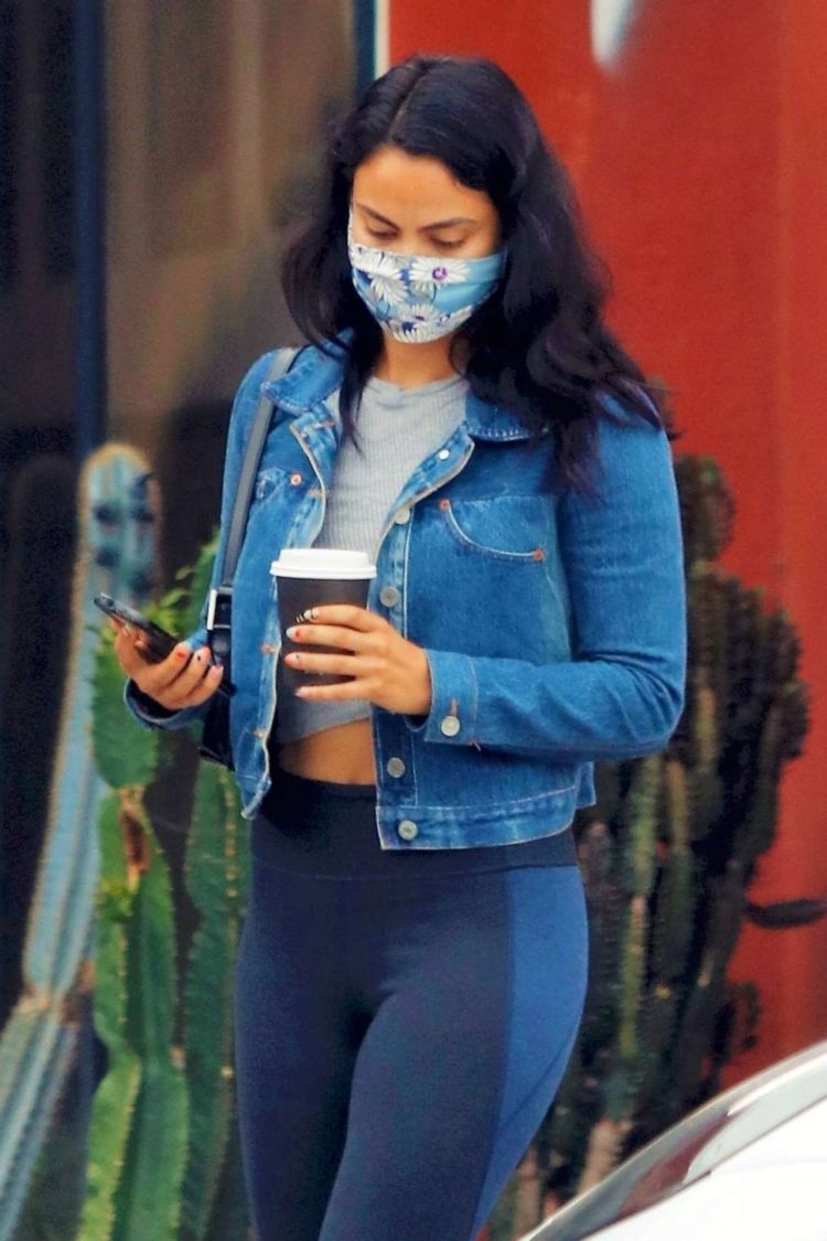 Stylish Camila Mendes Candids In Leggings Out In Los Angeles