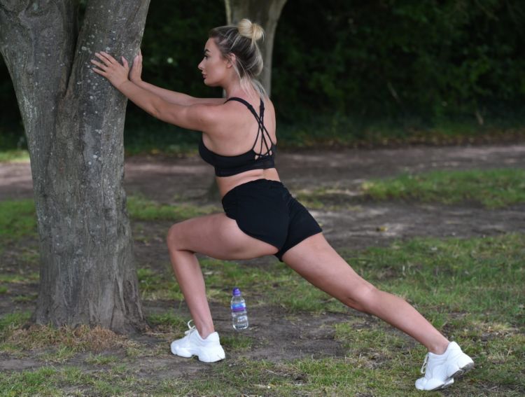 Chloe Crowhurst Morning Workout Candids In Chigwell Essex