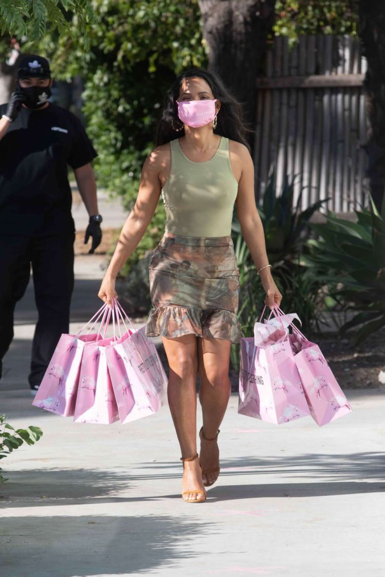 Christina Milian Spotted At PYT Headquarters In West Hollywood