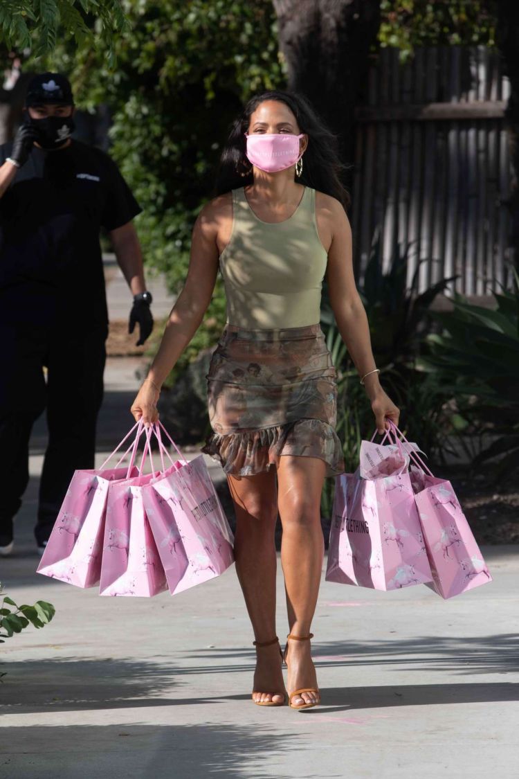 Christina Milian Spotted At PYT Headquarters In West Hollywood