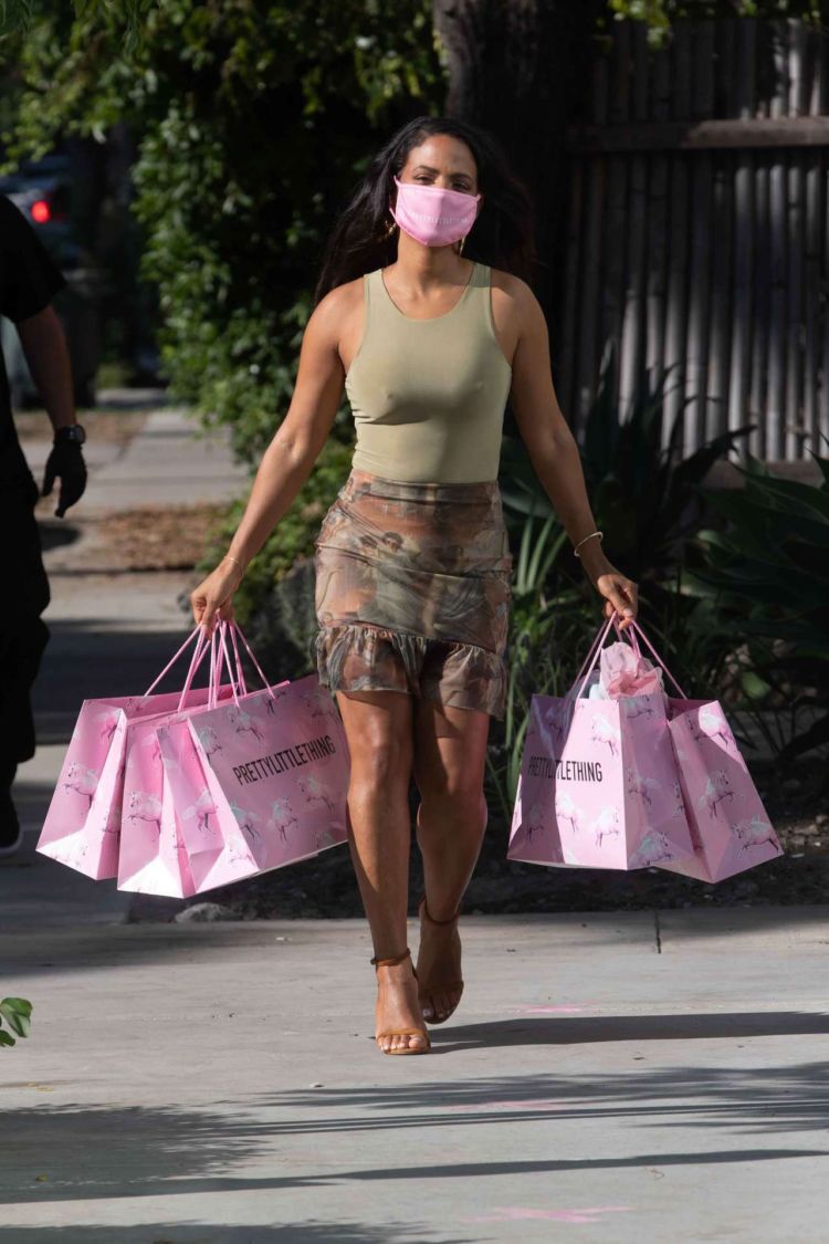 Christina Milian Spotted At PYT Headquarters In West Hollywood