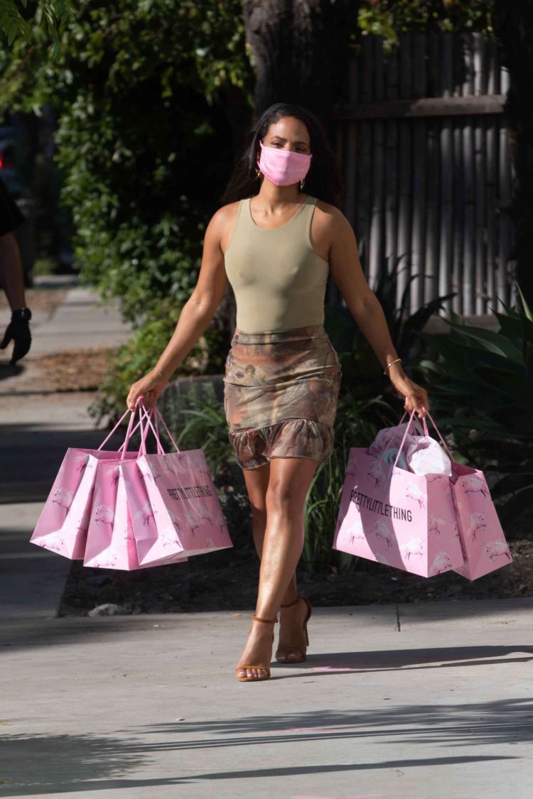 Christina Milian Spotted At PYT Headquarters In West Hollywood