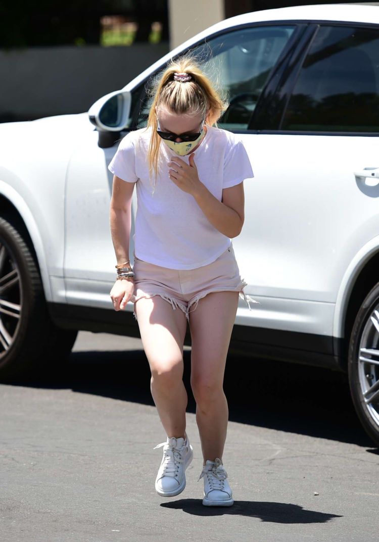 Dakota Fanning Candids Out In Los Angeles