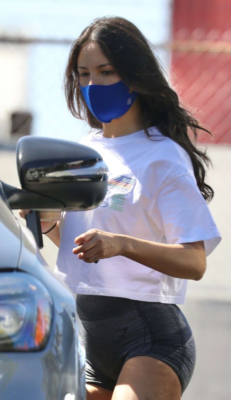 Eiza Gonzalez Candids In Shorts Out In West Hollywood