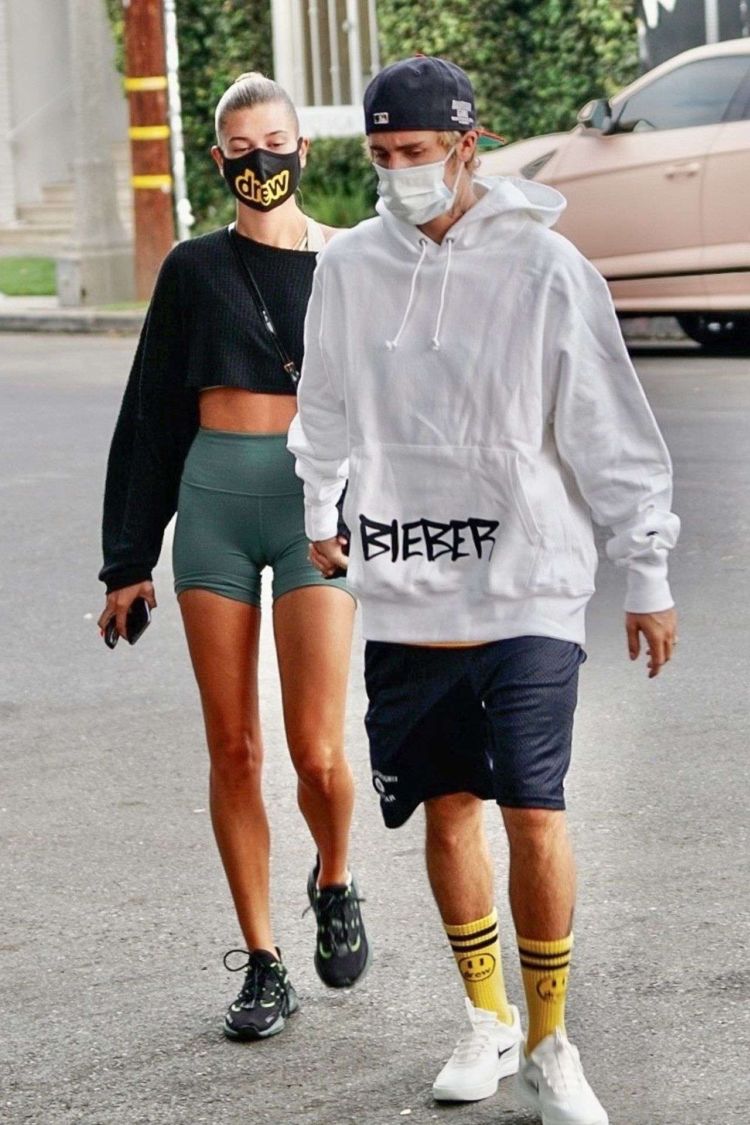 Hailey Bieber's Post Workout Pictures In Los Angeles