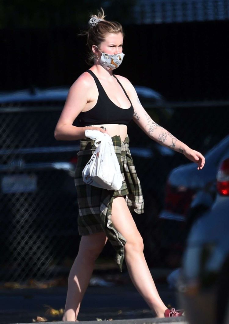 Ireland Baldwin Leggy Candids Out In Los Angeles