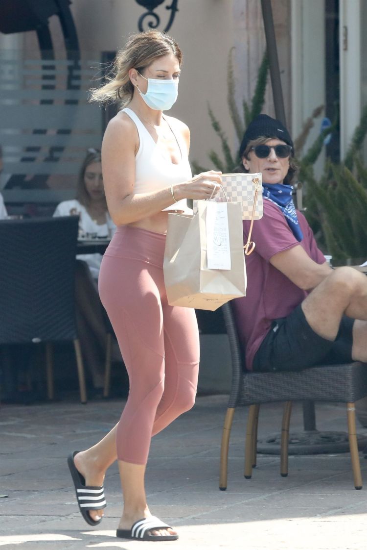 Jillian Michaels Candids In Tights Out In Malibu