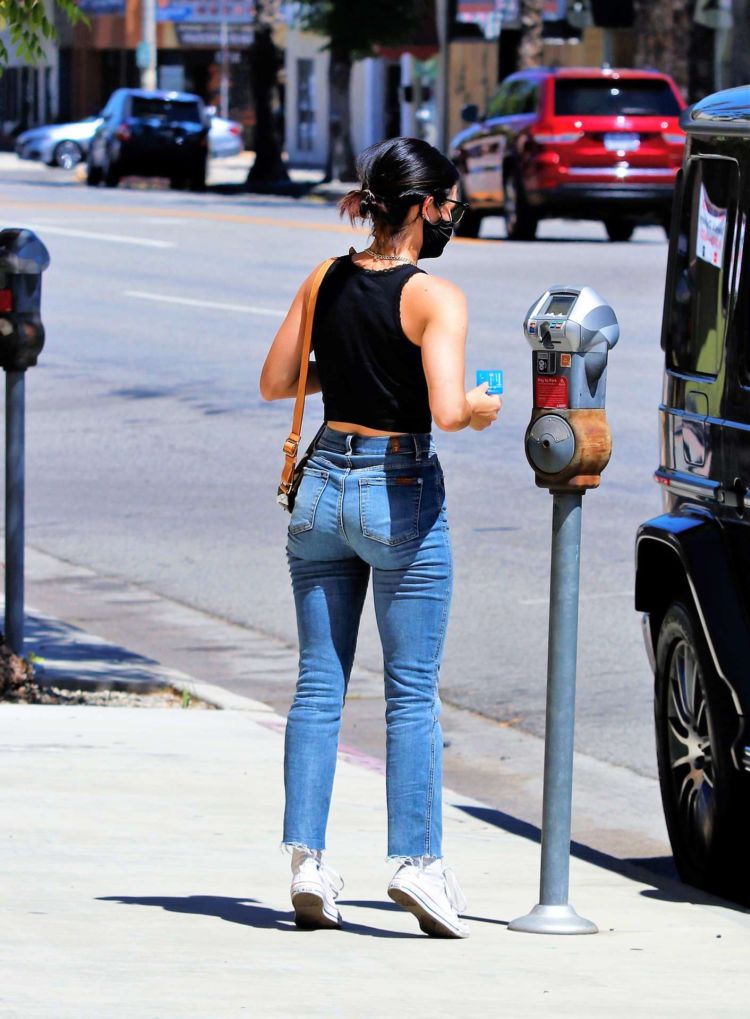 Lucy Hale Candids In Jeans While Running Errands In Los Angeles