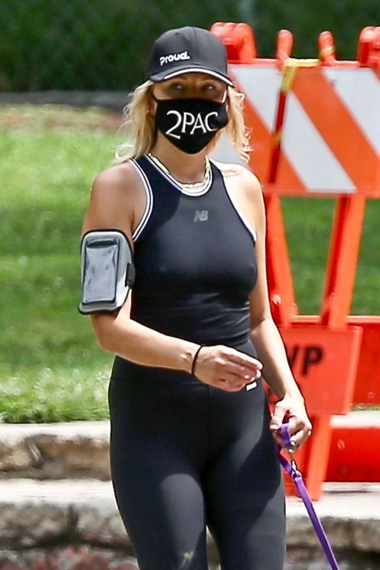 Fitness Freak Malin Akerman Spotted Walking Her Dog In Los Feliz