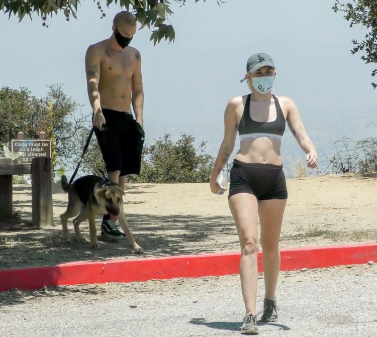 Miley Cyrus Spotted Hiking With Cody Simpson In Los Angeles