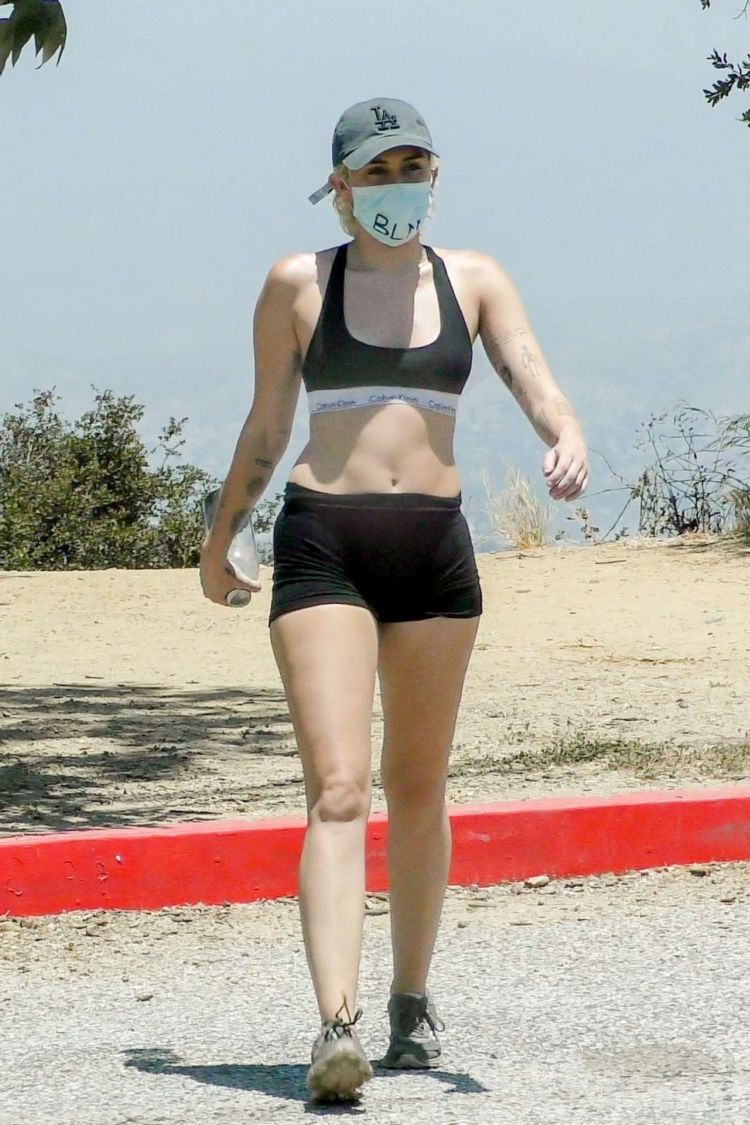Miley Cyrus Spotted Hiking With Cody Simpson In Los Angeles