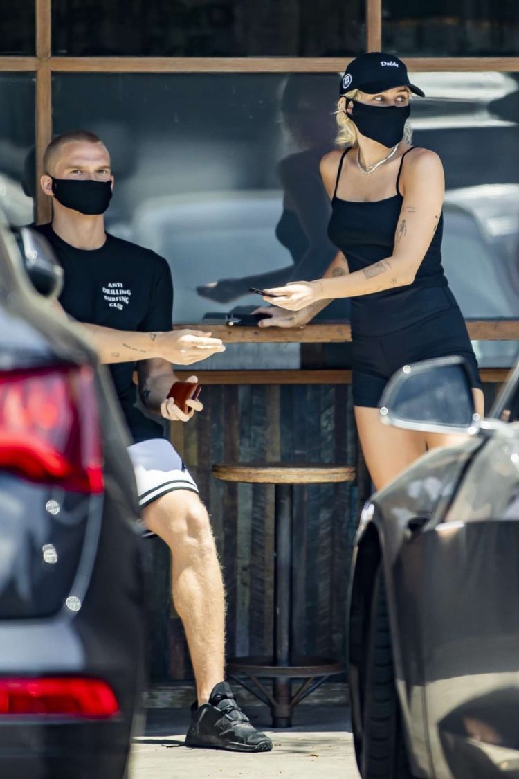 Miley Cyrus Out And About Candids In Calabasas