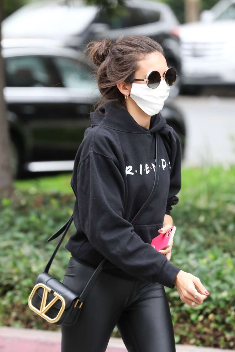 Nina Dobrev Looks Stylish In All Black Outfit Out In Los Angeles