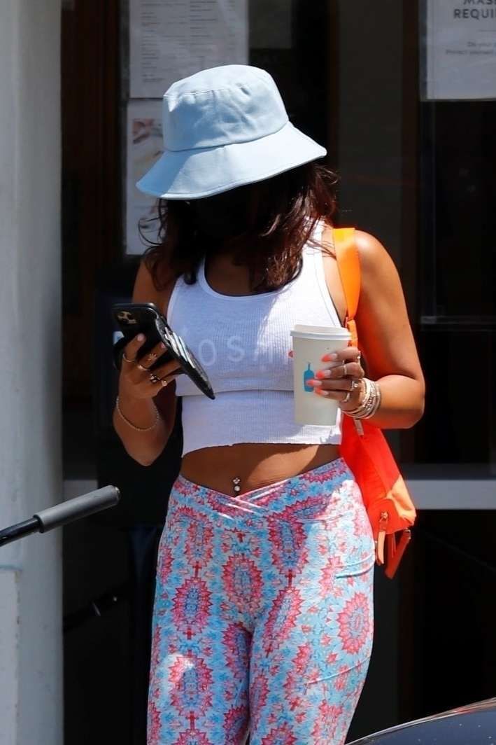 Vanessa Hudgens Out And About Candids In Hollywood