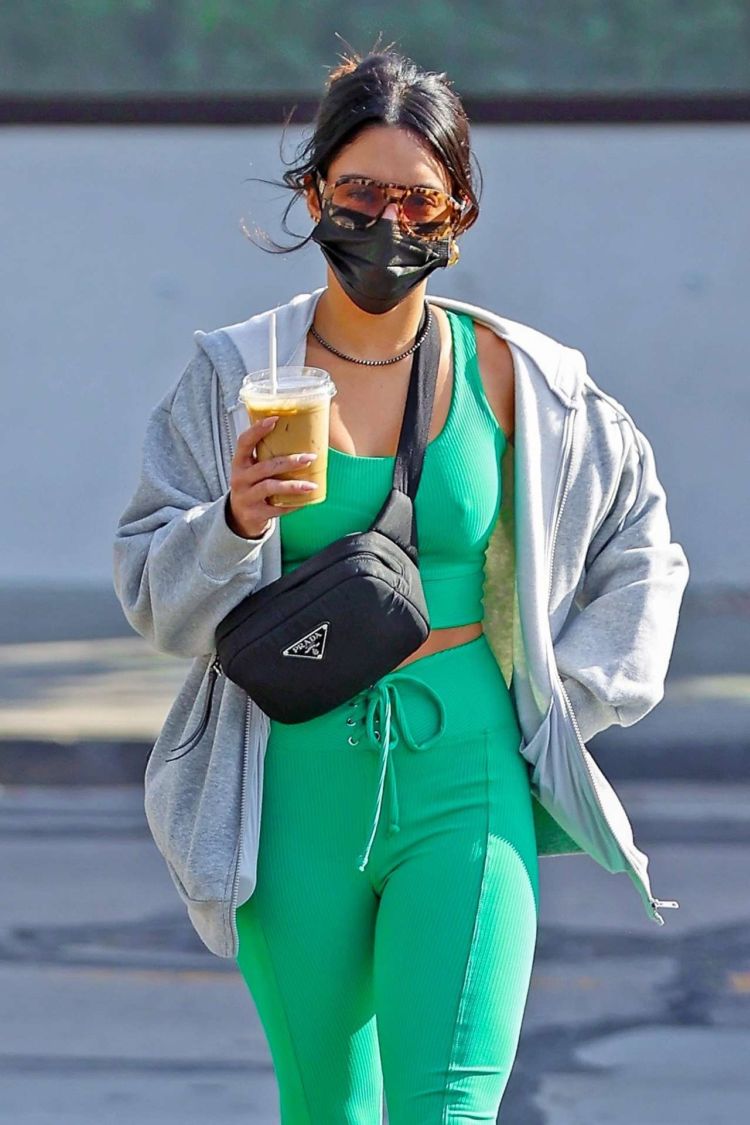 Vanessa Hudgens Spotted Outside Dogpound Gym