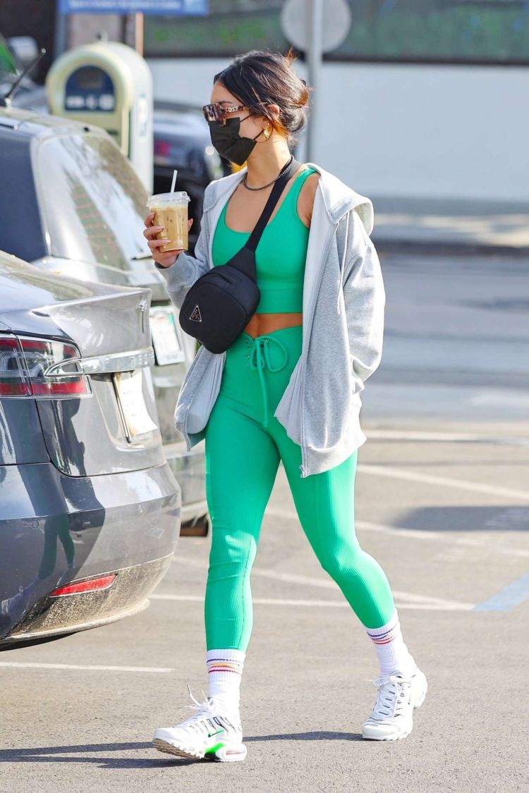 Vanessa Hudgens Spotted Outside Dogpound Gym