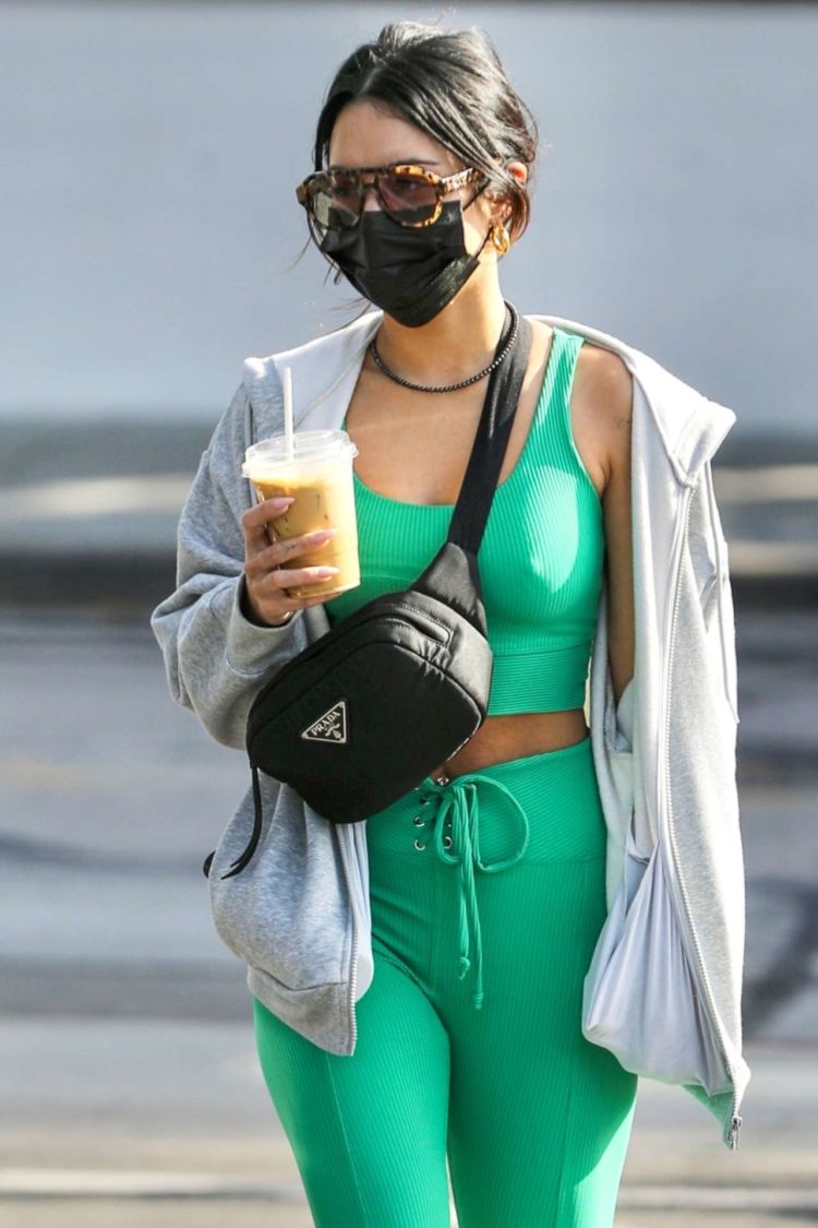 Vanessa Hudgens Spotted Outside Dogpound Gym
