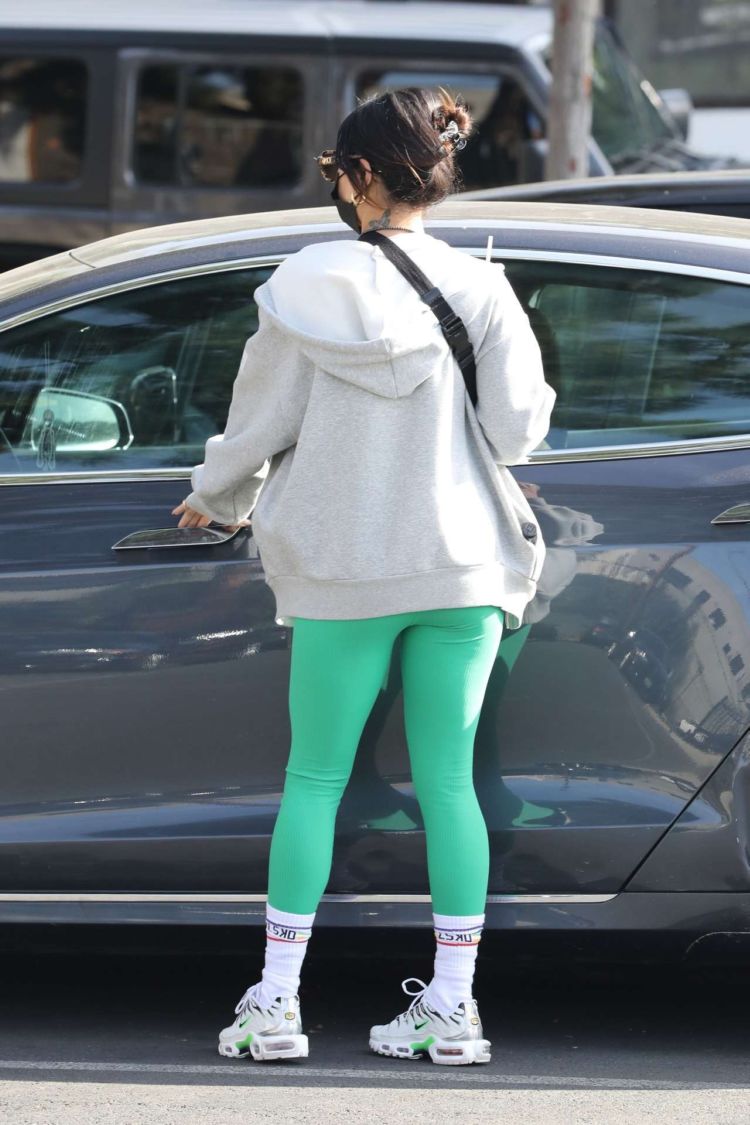 Vanessa Hudgens Spotted Outside Dogpound Gym