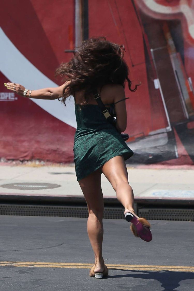 Vanessa Hudgens Spotted Dancing Outdoors In West Hollywood