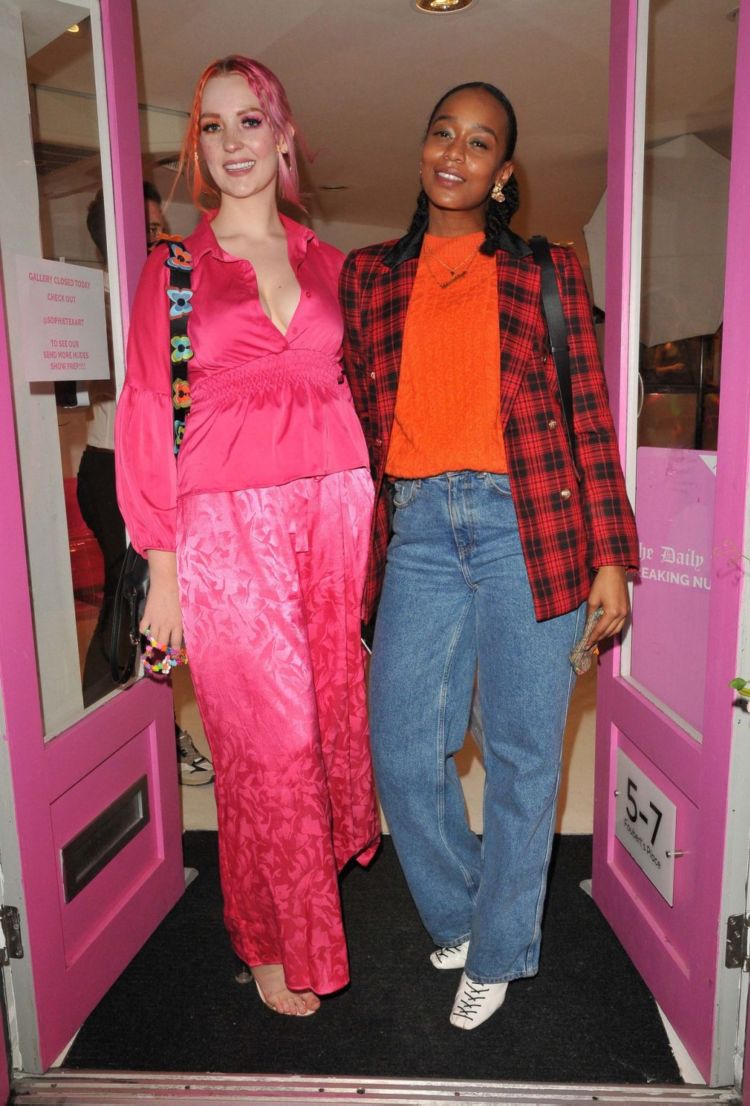 Victoria Clay Spotted In All Pink Out In London