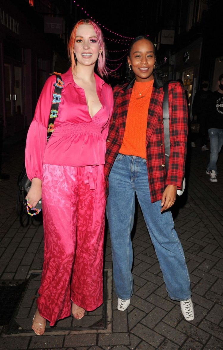Victoria Clay Spotted In All Pink Out In London