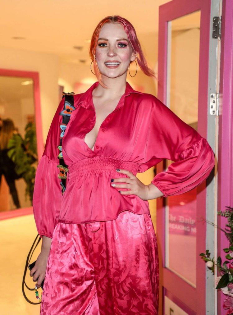 Victoria Clay Spotted In All Pink Out In London