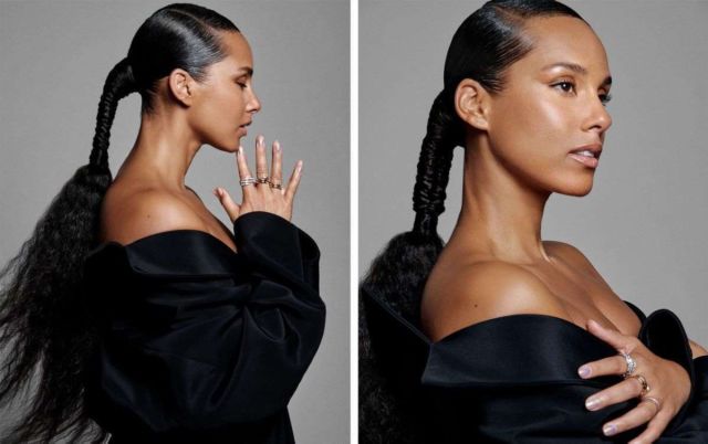 Alicia Keys Shoots For Marie Claire Magazine