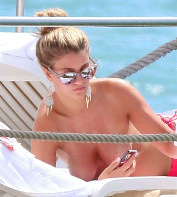 Amy Willerton Spotted Sunbathing On A Yacht In Cannes