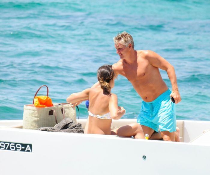 Ana Ivanovic Vacationing In Bikini On A Yacht In Mallorca