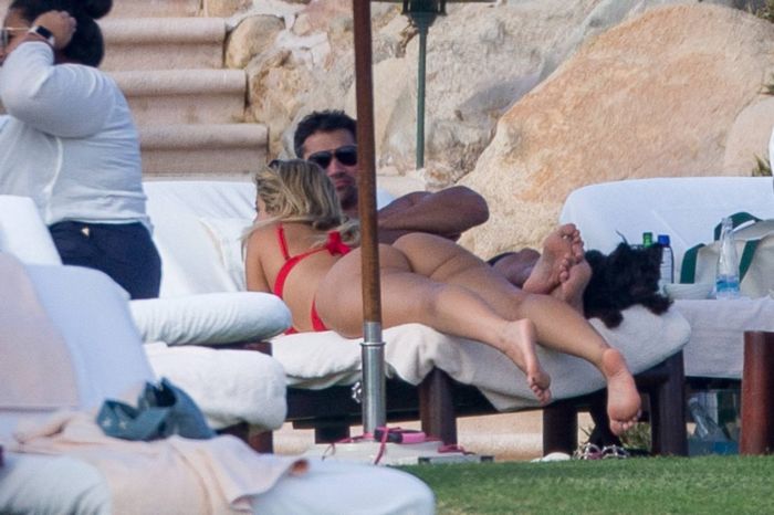 Bebe Rexha Vacationing In A Red Bikini In Cabo San Lucas